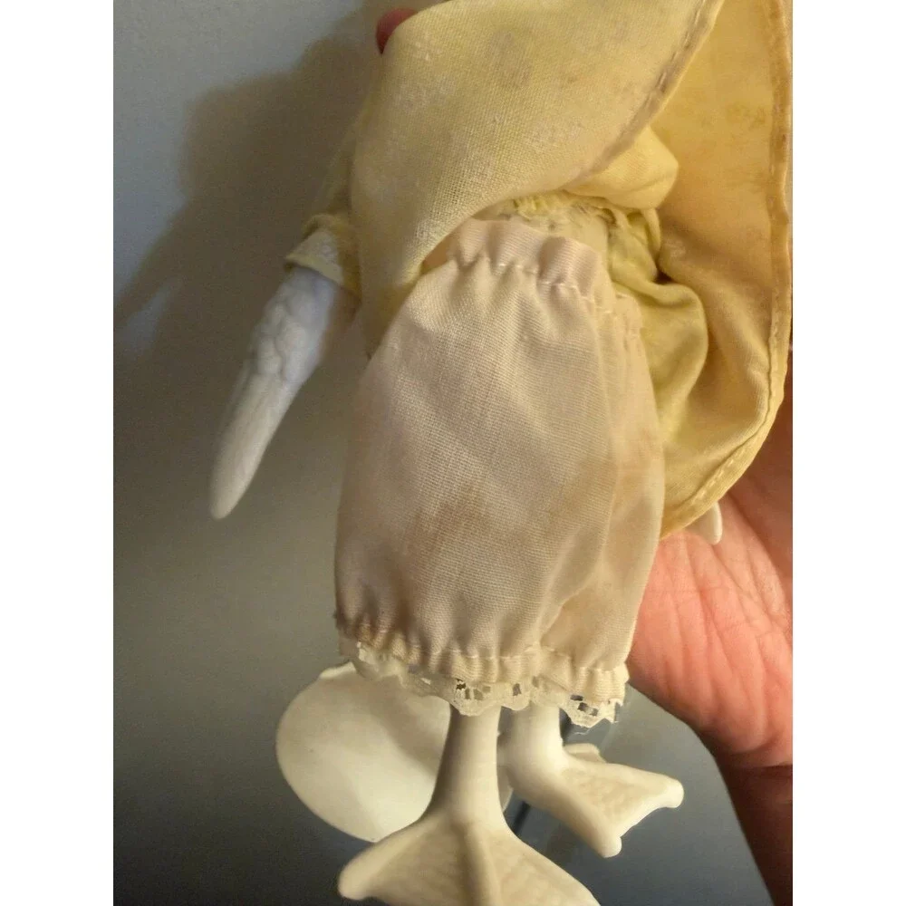 Vintage Department 56 Easter Duck Goose Ceramic Anapomorphic Stuffed Rare